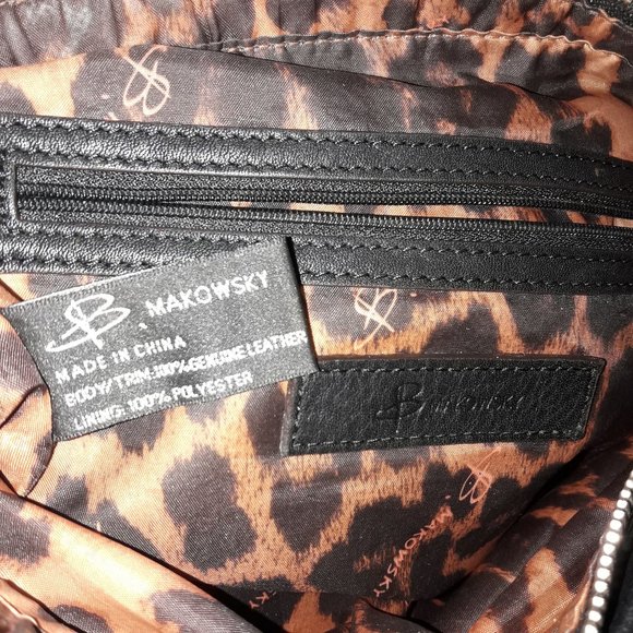 Genuine Leather Hobo Bag Biker Chick Zipper Pockets Pouches - Picture 16 of 16